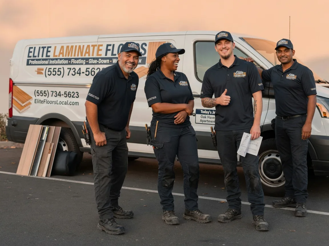 Laminate flooring installation company in Lawndale, IL